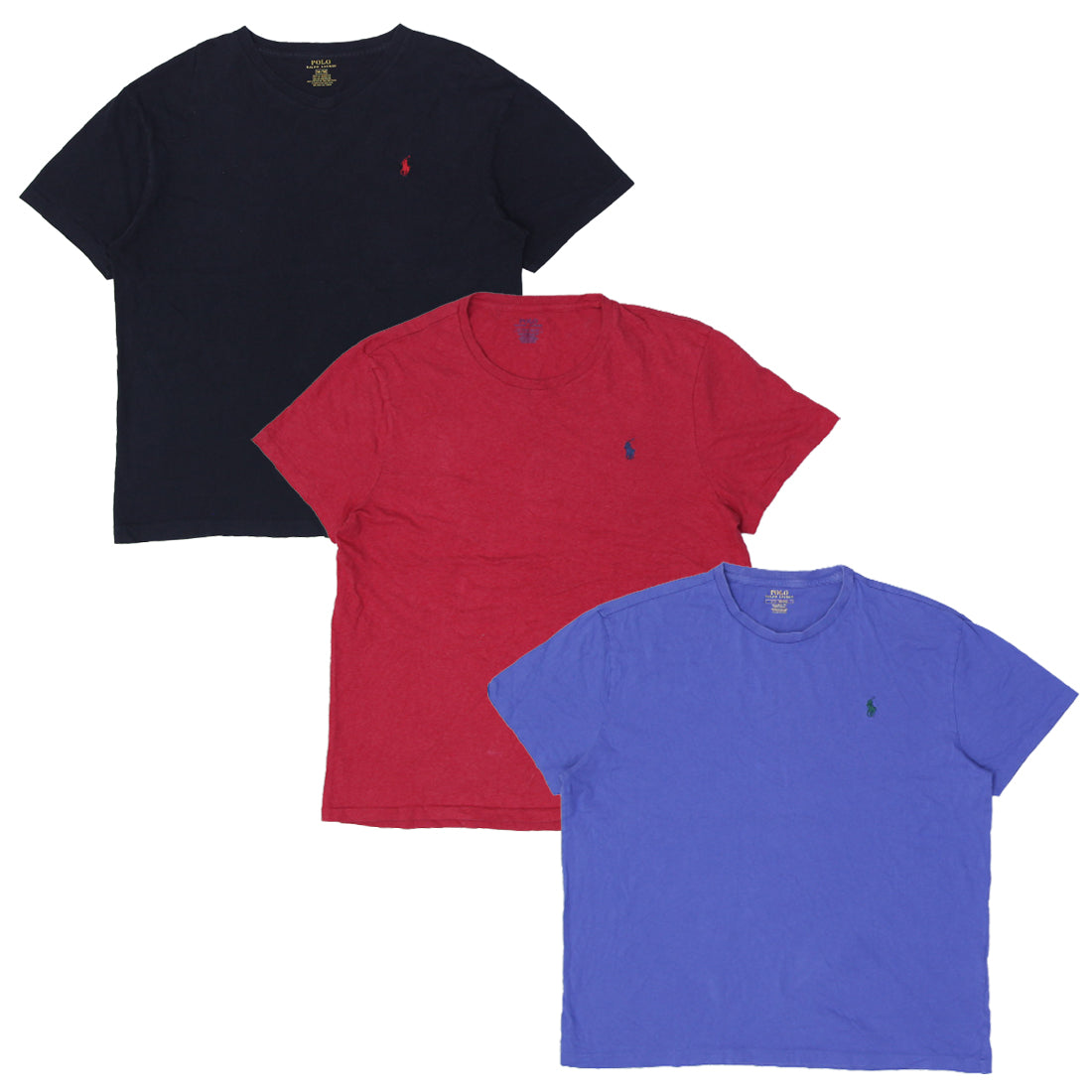 Mens T-Shirts RL Round/V-Neck (Pre-Loved)