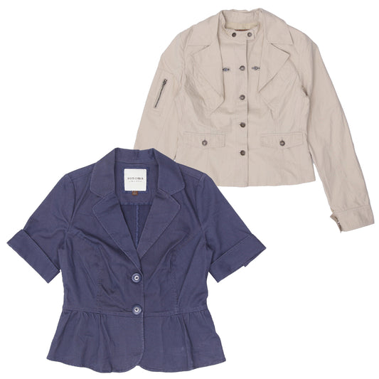 Y2K Women’s Cotton Peacoat Jacket | Vintage Military Style Short Coat (S-XL)