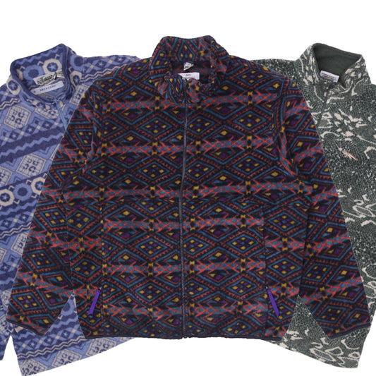 Printed Fleece Jackets for Men & Women | Sustainable Winter Outerwear (S-XXL)