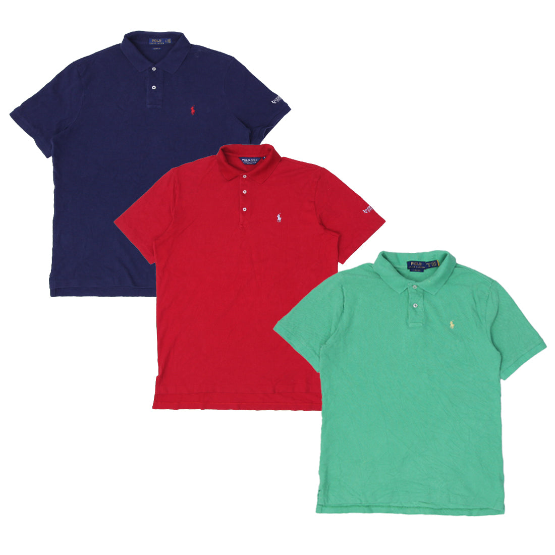 Mens T-Shirts Ralph Lauren Collar (Pre-Loved)
