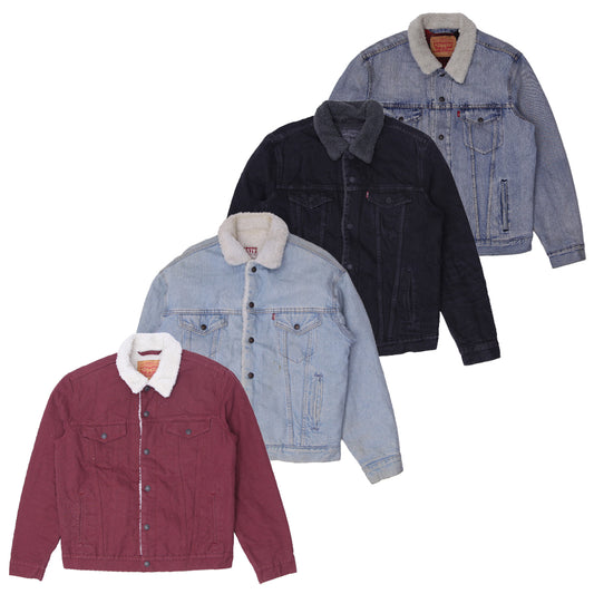 Vintage Levi's Sherpa Denim Collar Jackets | Men’s & Women’s Trucker Jackets (S-XXL)