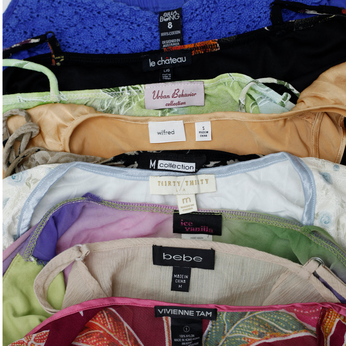 Women’s Y2K Tops Collection Wholesale | Vintage Halter, Cami & Sheer Styles (S-L)