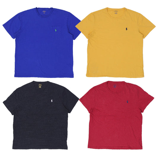 Mens T-Shirts Ralph Lauren Round/V-Neck (Pre-Loved)