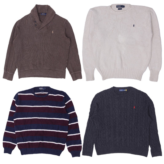 Ralph Lauren Polo Cable Knit Sweaters | Men’s & Women’s V-Neck & Round Neck (S-XXL)