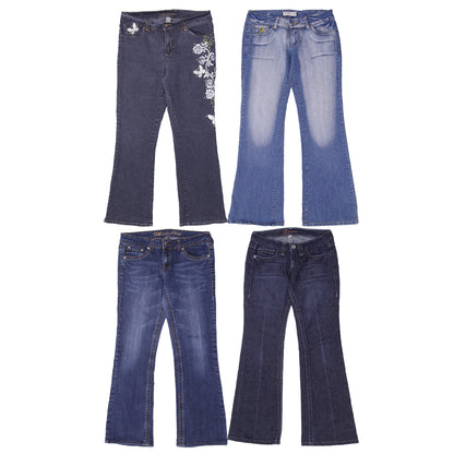 Y2K Flared Jeans for Women | Vintage Bootcut & Low-Rise Denim