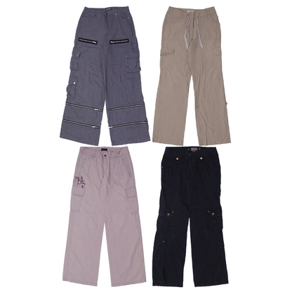 Y2K Cargo Pants for Women | Baggy Utility Streetwear Trousers