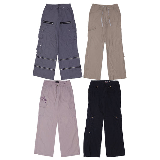 Y2K Cargo Pants for Women | Baggy Utility Streetwear Trousers