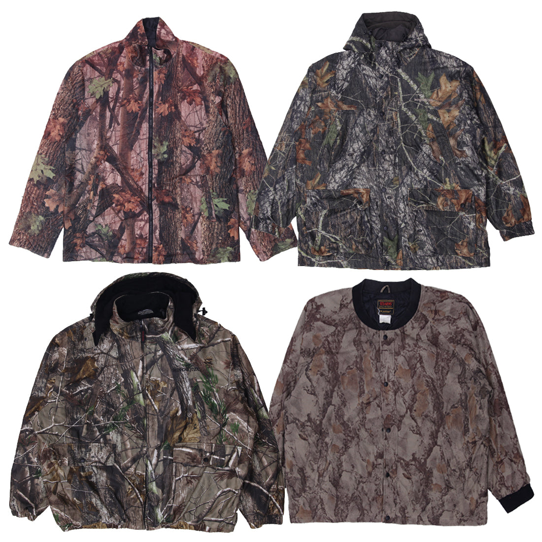 Vintage Men’s Realtree Camouflage Long Sleeve Zip-Up Jackets | Outdoor & Streetwear Camo Coats (S-XXL)