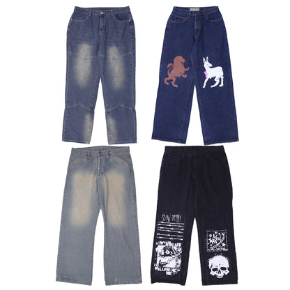 Men’s Y2K Jeans | Unbranded Loose Fit Vintage Style Denim