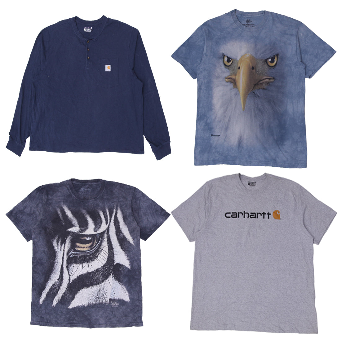 Carhartt XXL Oversized Tee & The Mountain Animal Graphic T-Shirt | Classic Workwear Logo Tee (S-XL)