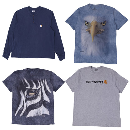Carhartt XXL Oversized Tee & The Mountain Animal Graphic T-Shirt | Classic Workwear Logo Tee (S-XL)