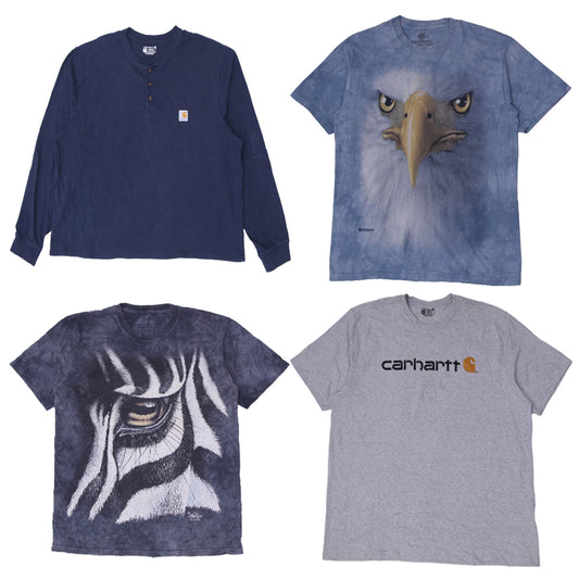 Carhartt XXL Oversized Tee & The Mountain Animal Graphic T-Shirt | Classic Workwear Logo Tee (S-XL)