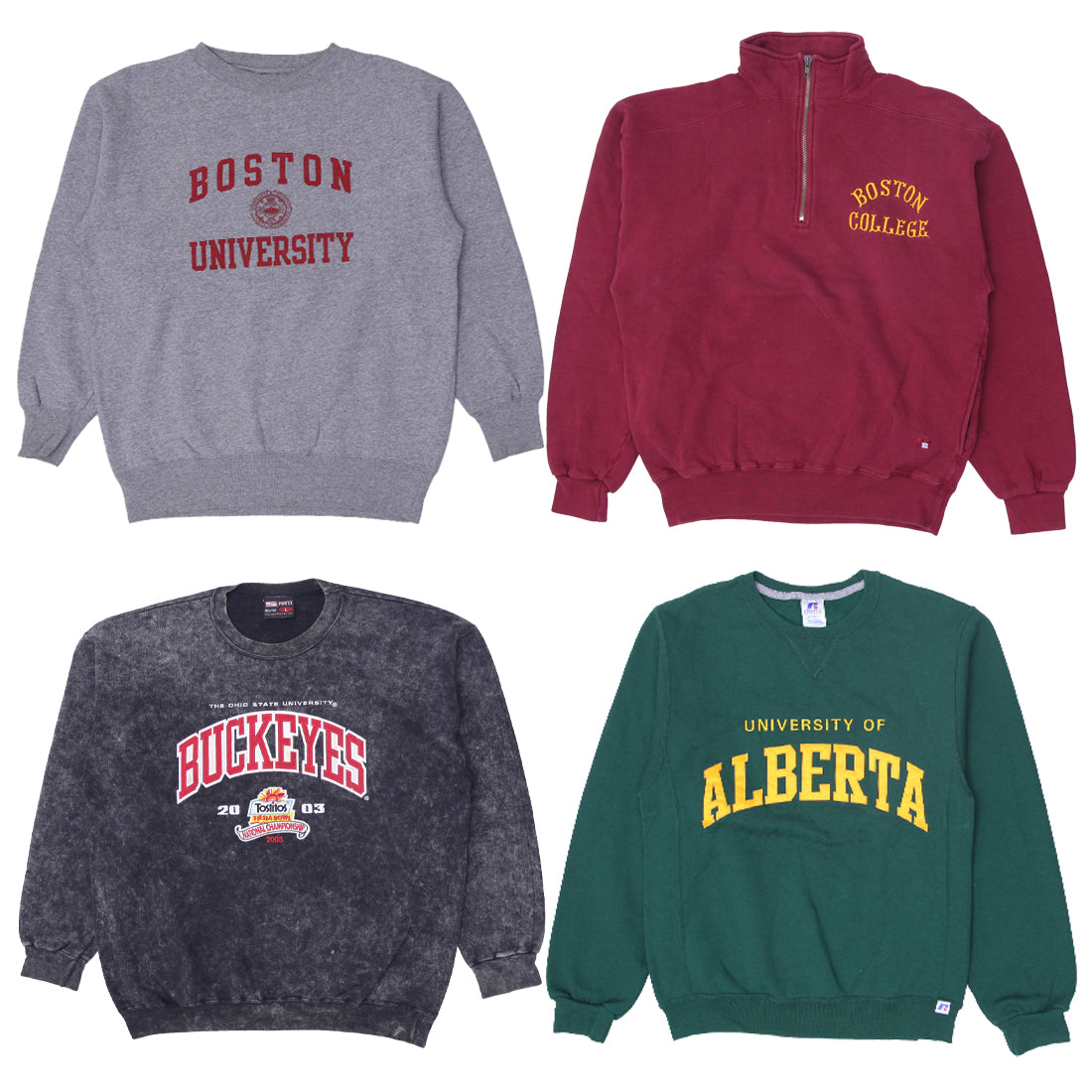 Vintage University Hoodie & Sweatshirt for Men & Women | Modern Crewneck Pullover (S-XXL)