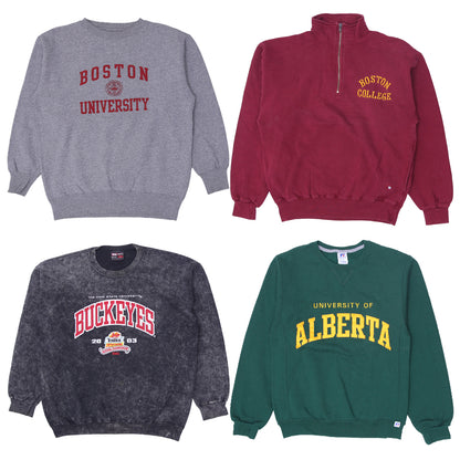 Vintage University Hoodie & Sweatshirt for Men & Women | Modern Crewneck Pullover (S-XXL)