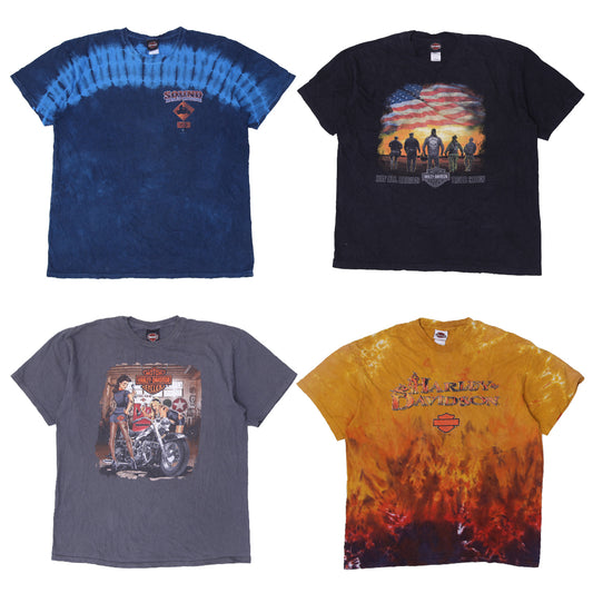 Vintage Harley-Davidson T-Shirt for Men | Classic Motorcycle Graphic Tee (S-XXL)