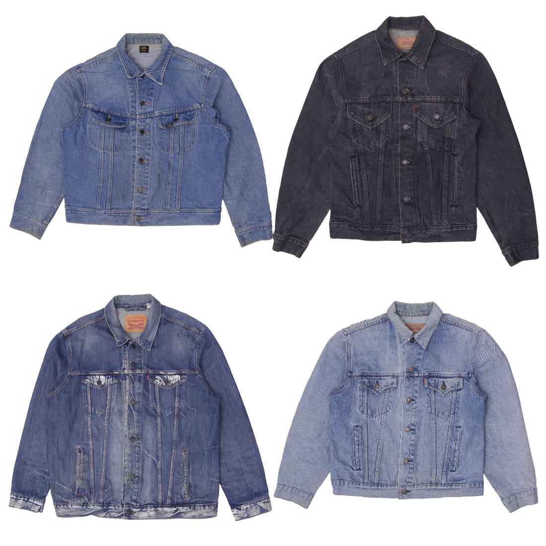 Lee, Levi’s & Wrangler Denim Jacket | Classic Unisex Jean Trucker (S-XXL)