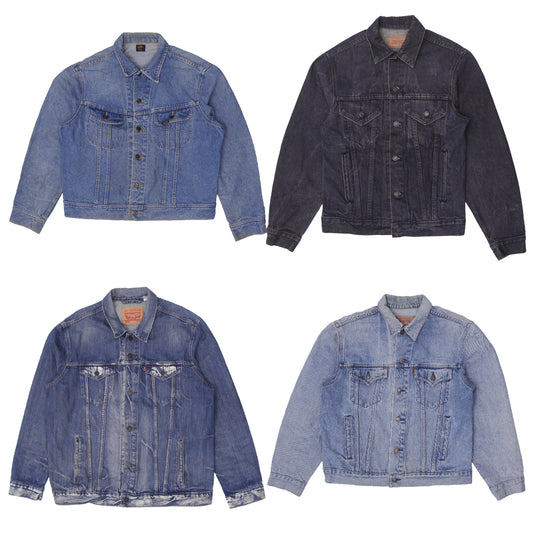 Lee, Levi’s & Wrangler Denim Jacket | Classic Unisex Jean Trucker (S-XXL)