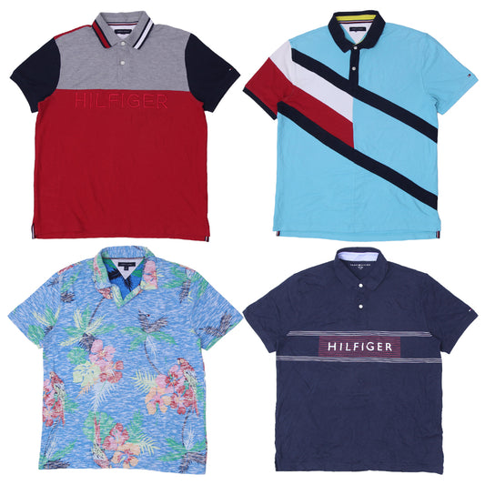 Tommy Hilfiger Men’s Polo T-Shirt | Classic Cotton Collared Tee (S-L)