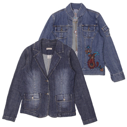 Y2K Style Denim Jackets for Women | Casual Vintage Jean Jackets (S-XL)