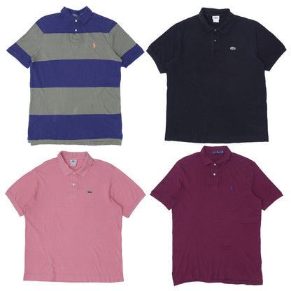 Men’s Ralph Lauren & Lacoste T-Shirts | Premium Cotton Collared Polo Shirts (S-L)