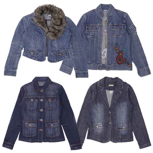 Y2K Style Denim Jackets for Women | Casual Vintage Jean Jackets (S-XL)