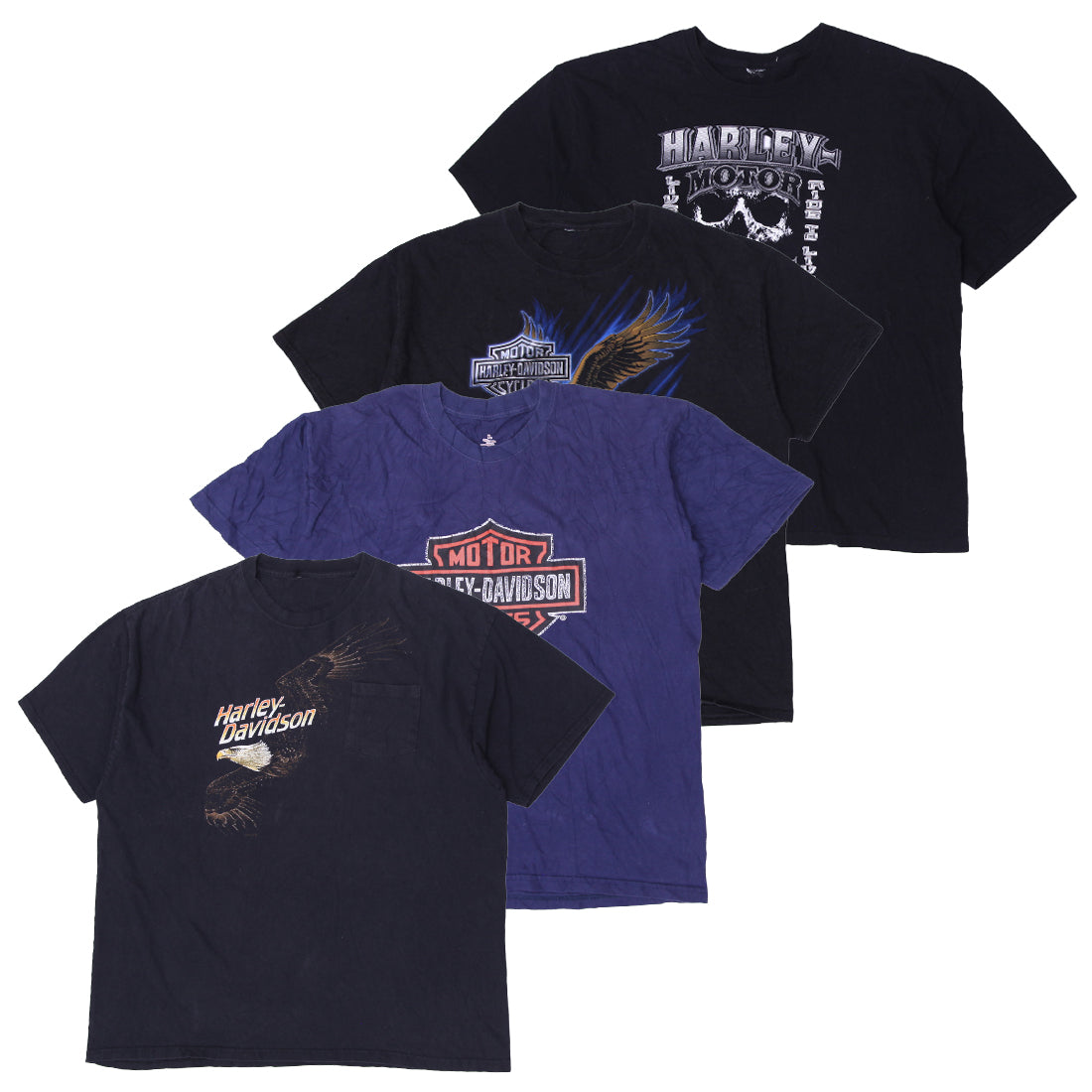 Vintage Harley-Davidson T-Shirt for Men | Classic Motorcycle Graphic Tee (S-XXL)