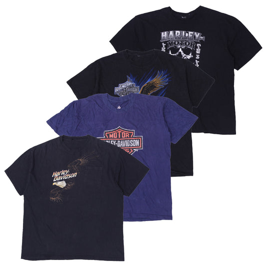 Vintage Harley-Davidson T-Shirt for Men | Classic Motorcycle Graphic Tee (S-XXL)
