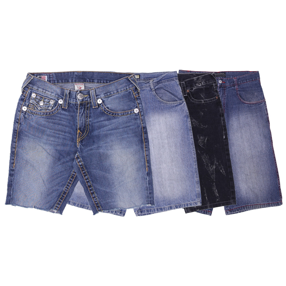 Men’s Streetwear Denim Shorts | Branded Jorts with Embroidered Details