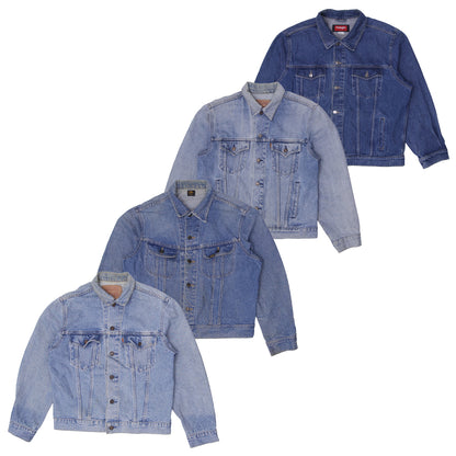 Lee, Levi’s & Wrangler Denim Jacket | Classic Unisex Jean Trucker (S-XXL)