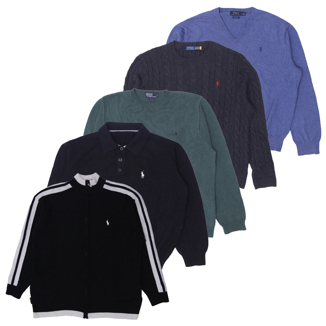 Ralph Lauren Polo Cable Knit Sweaters | Men’s & Women’s V-Neck & Round Neck (S-XXL)