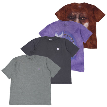 Carhartt XXL Oversized Tee & The Mountain Animal Graphic T-Shirt | Classic Workwear Logo Tee (S-XL)