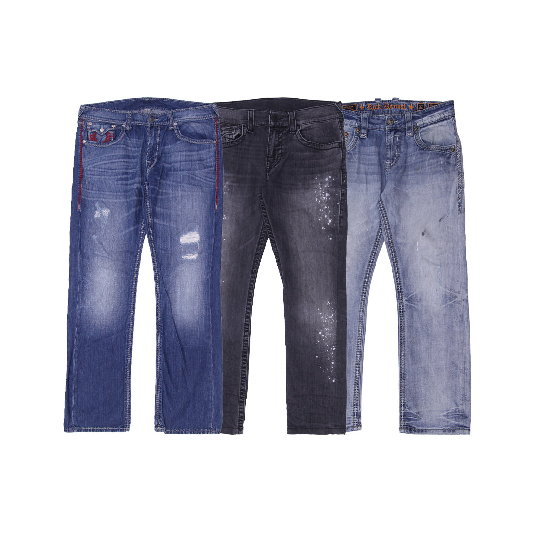 Men’s & Women’s Designer Jeans – True Religion, Miss Me & Rock Revival | Flare & Straight Premium Denim