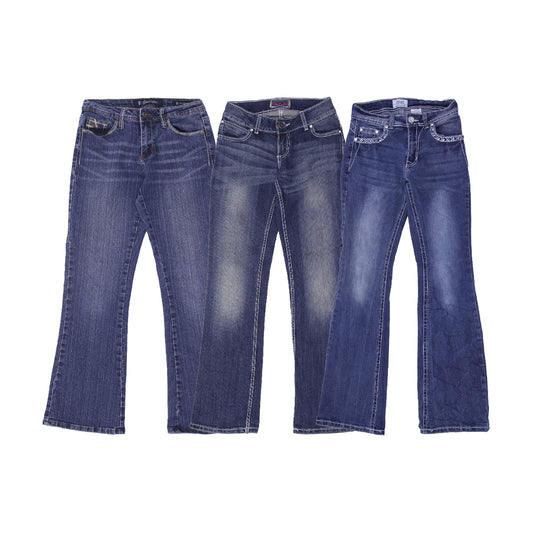 Y2K Flared Jeans for Women | Vintage Bootcut & Low-Rise Denim