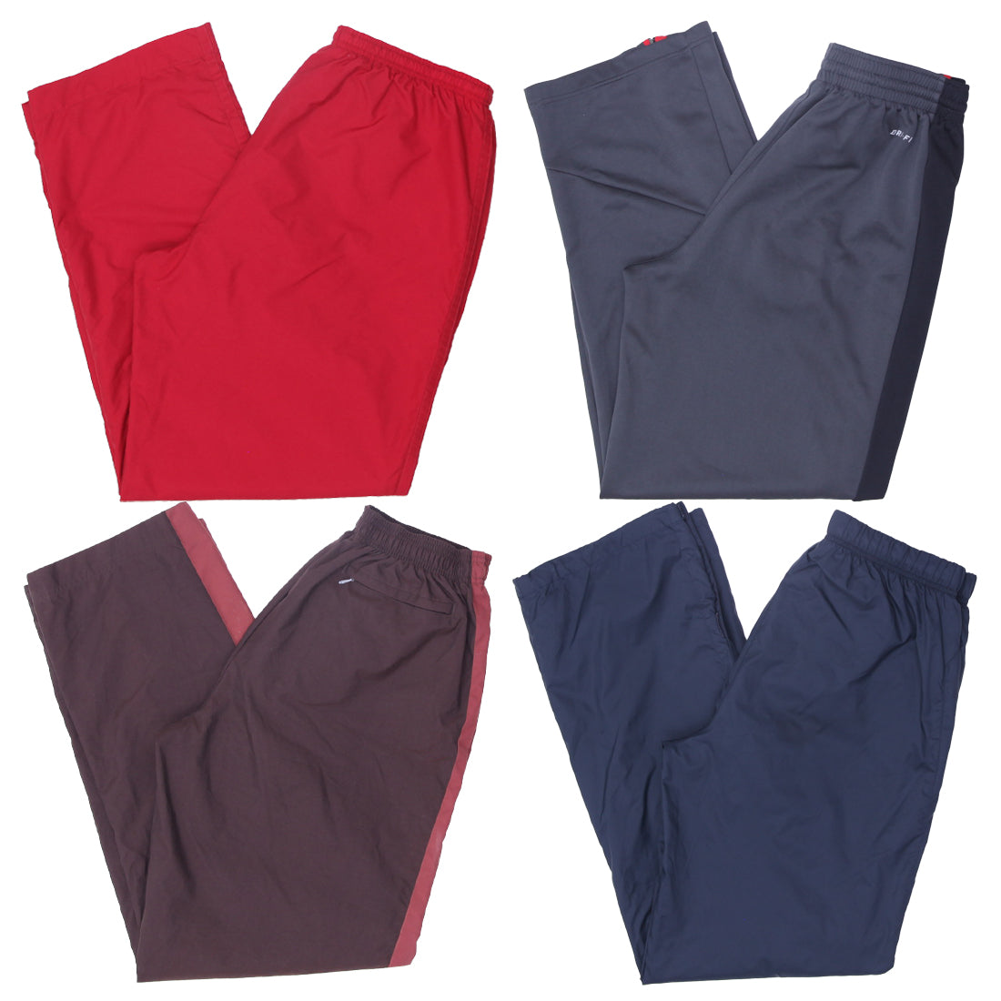 Nike Nylon Track Pants for Men & Women | Lightweight Sports Joggers (S-XXL)