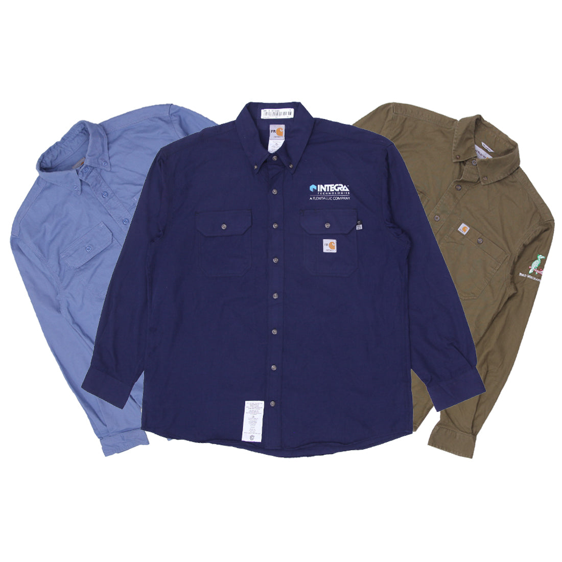 Carhartt Men’s Heavy Cotton Work Shirt | Durable Long Sleeve Utility Wear (S-XL)