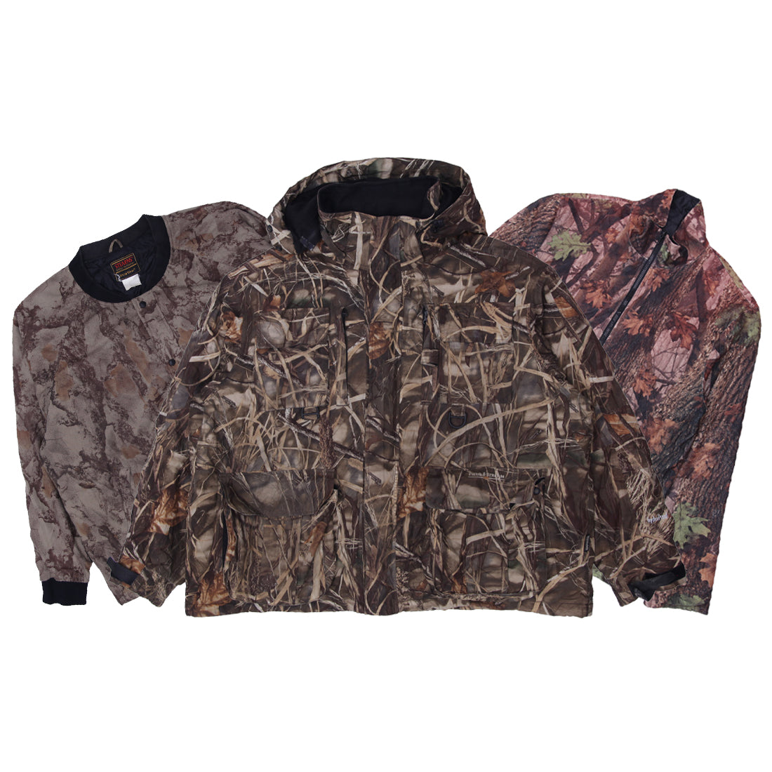 Vintage Men’s Realtree Camouflage Long Sleeve Zip-Up Jackets | Outdoor & Streetwear Camo Coats (S-XXL)