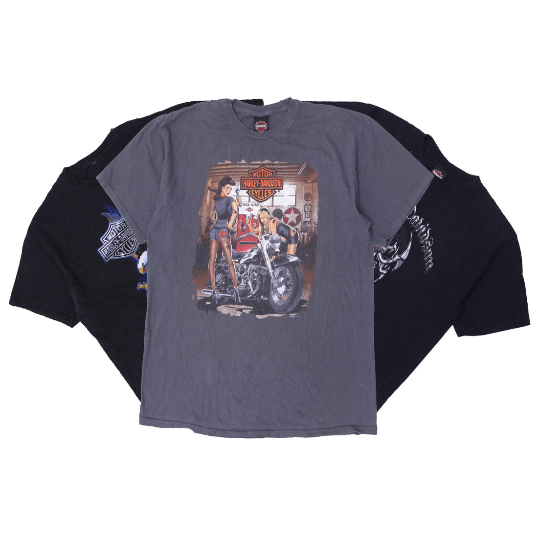 Vintage Harley-Davidson T-Shirt for Men | Classic Motorcycle Graphic Tee (S-XXL)