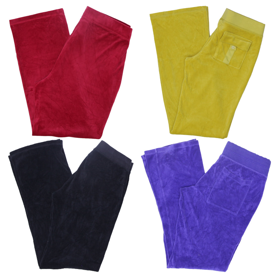 Y2K Juicy Couture Velour Sweatpants | Retro Low Rise Track Pants