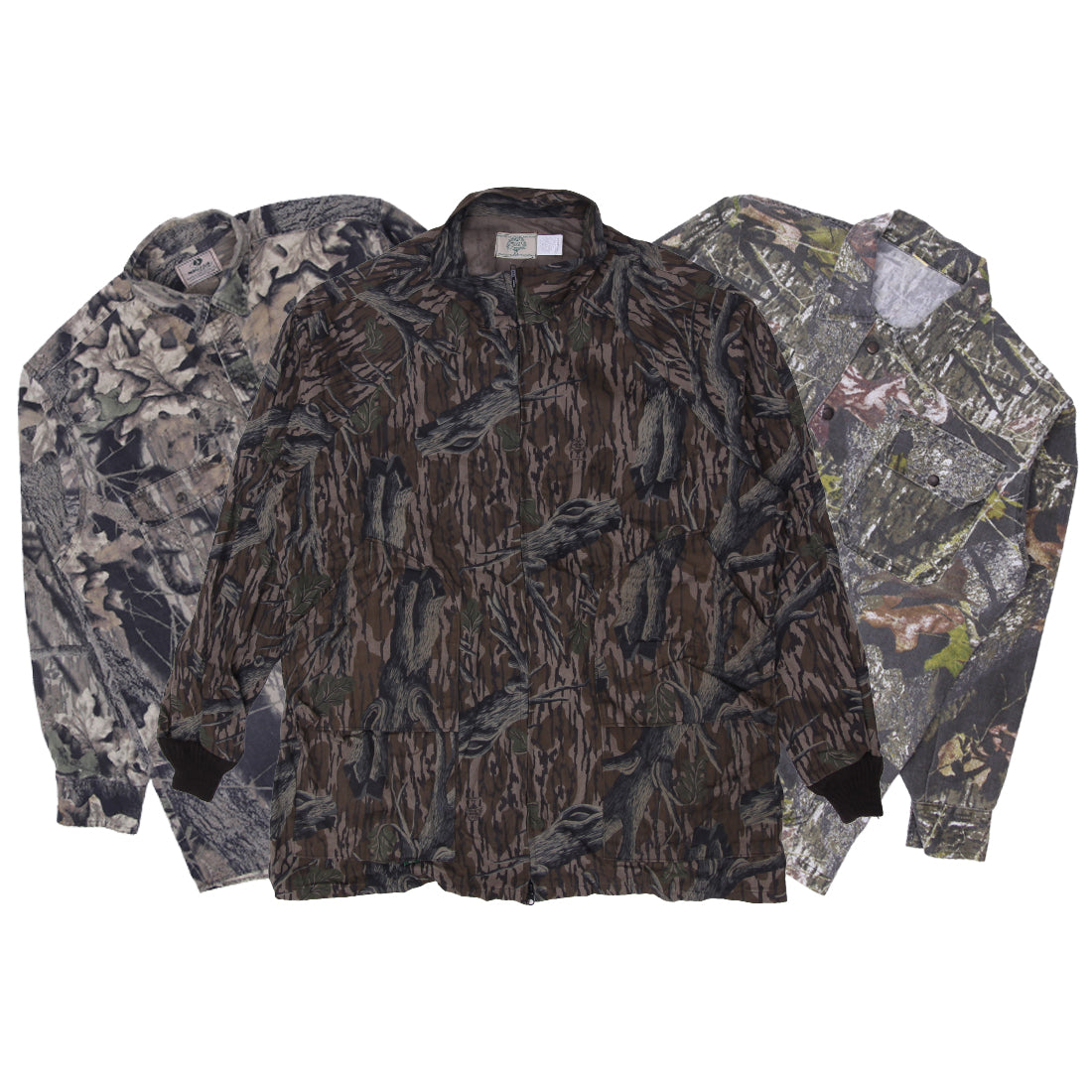 Men’s Vintage Realtree Camo Button-Up Shirt | Long Sleeve Hunting Outdoor S–XXL
