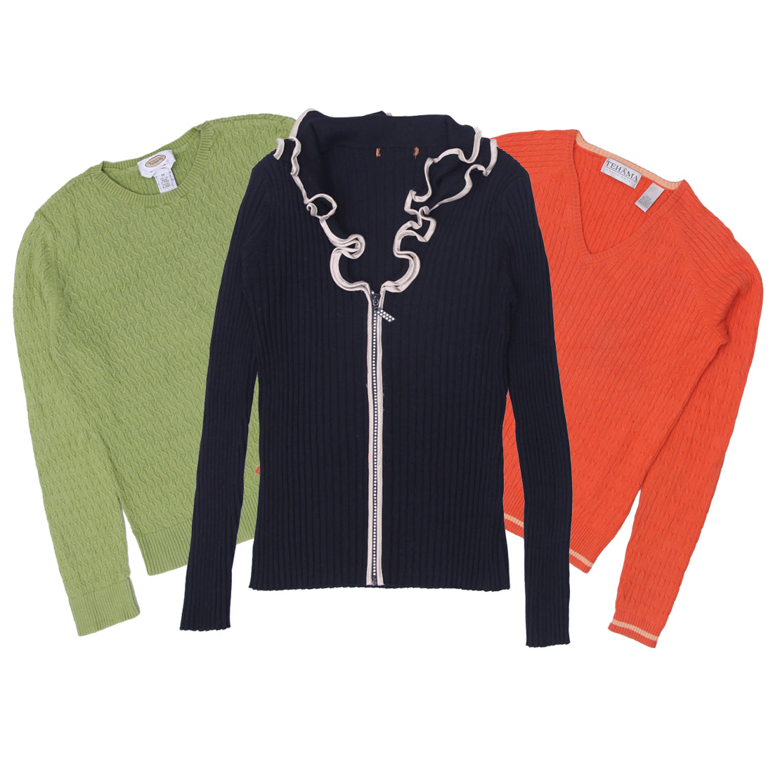 Y2K Striped Cable Knit Sweater for Women | Cozy Winter Pullover (S-L)