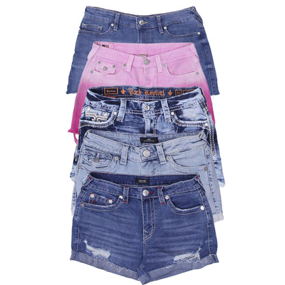 Y2K Women’s Denim Shorts | True Religion, Miss Me, Rock Revival Branded