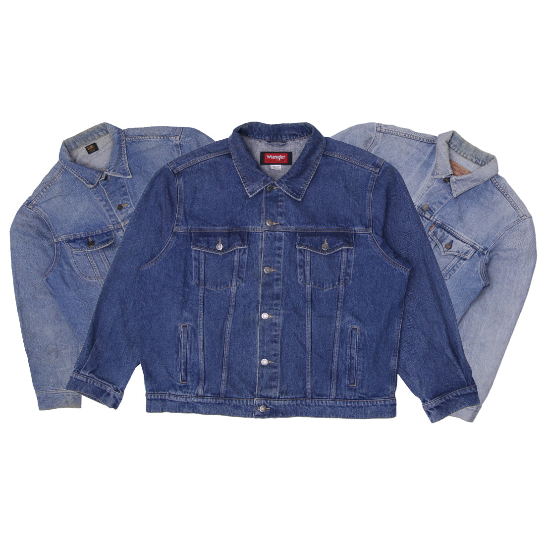 Lee, Levi’s & Wrangler Denim Jacket | Classic Unisex Jean Trucker (S-XXL)
