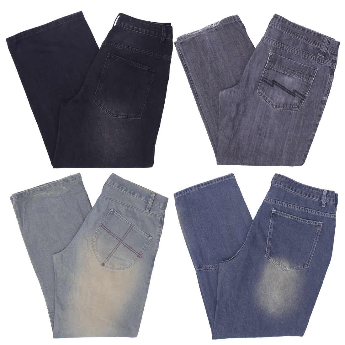 Men’s Y2K Jeans | Unbranded Loose Fit Vintage Style Denim