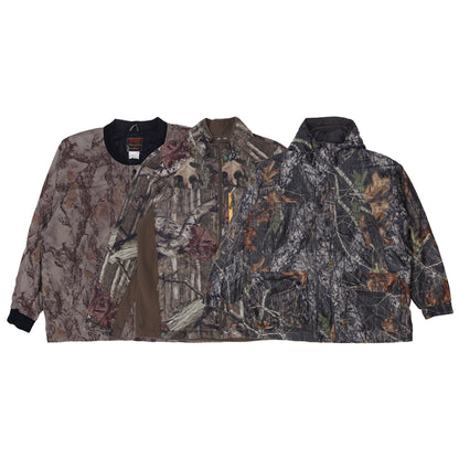 Vintage Men’s Realtree Camouflage Long Sleeve Zip-Up Jackets | Outdoor & Streetwear Camo Coats (S-XXL)
