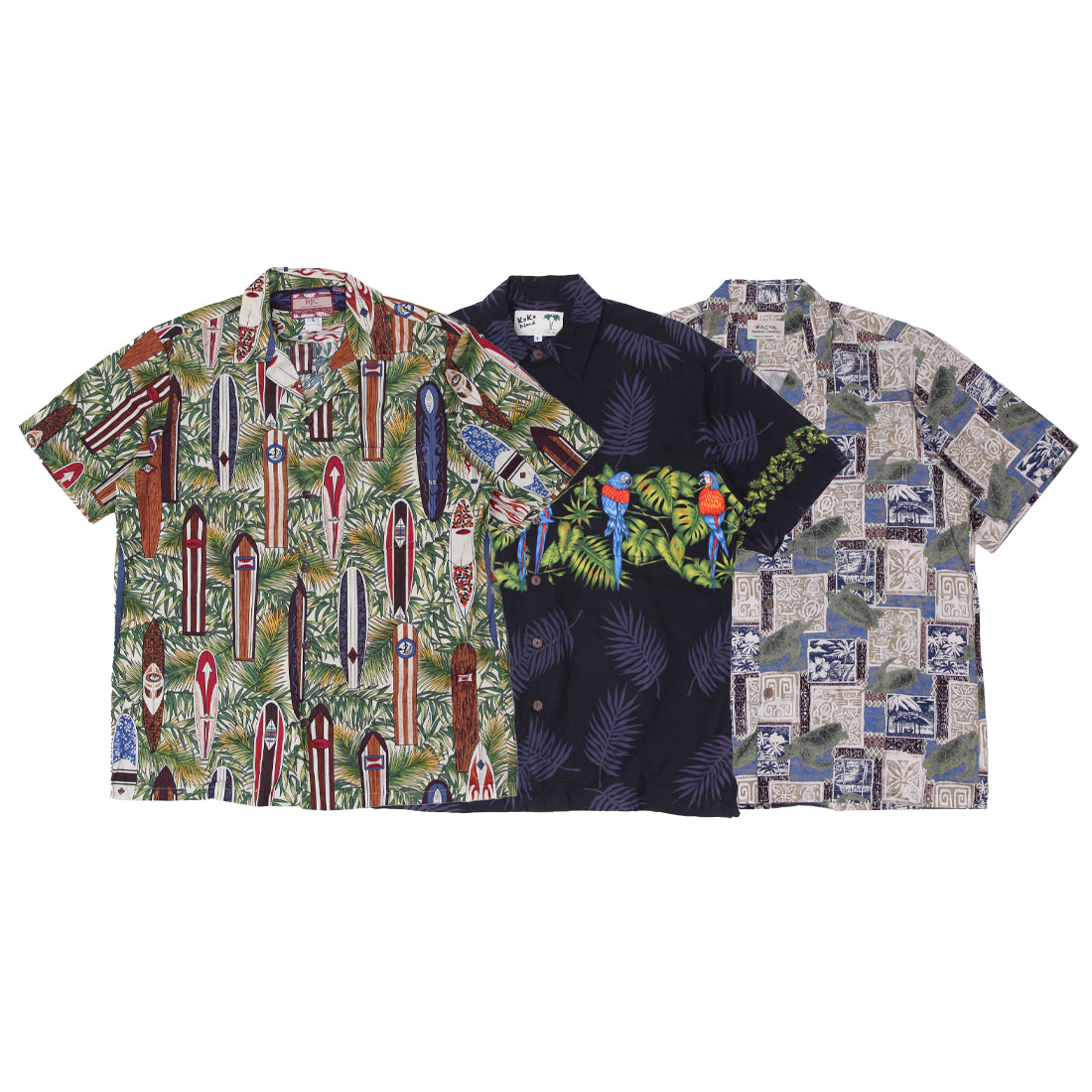 Men’s Vintage Hawaiian Shirt | Tropical Print Short Sleeve Summer Shirts (S-XXL)