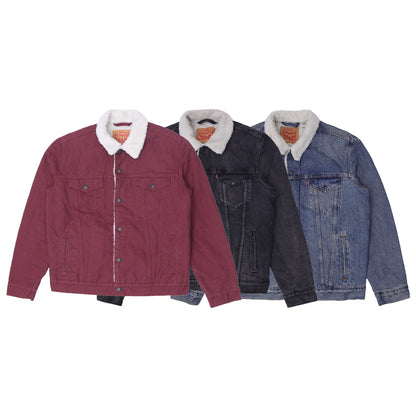 Vintage Levi's Sherpa Denim Collar Jackets | Men’s & Women’s Trucker Jackets (S-XXL)