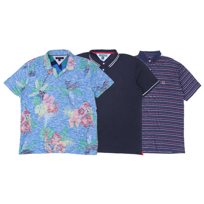 Tommy Hilfiger Men’s Polo T-Shirt | Classic Cotton Collared Tee (S-L)