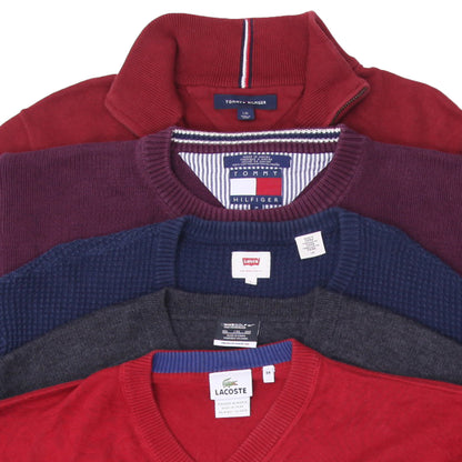 Vintage Branded Men’s Sweaters | Levi’s, Lacoste, Tommy Hilfiger & Nike Golf Knitwear (S-XXL)