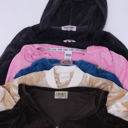 Y2K Juicy Couture Velour Zipper Jackets (S-XL)