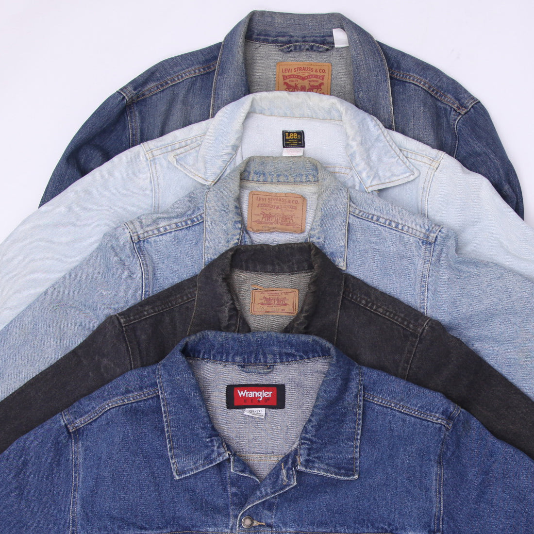 Lee, Levi’s & Wrangler Denim Jacket | Classic Unisex Jean Trucker (S-XXL)